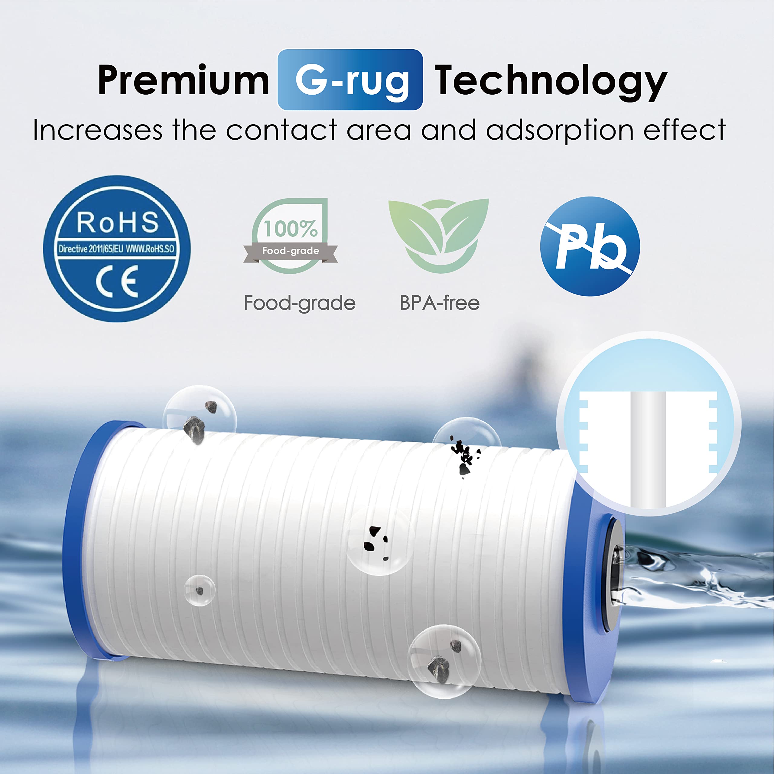 Waterdrop AP810 taste-improvement for beverages and cooking water.