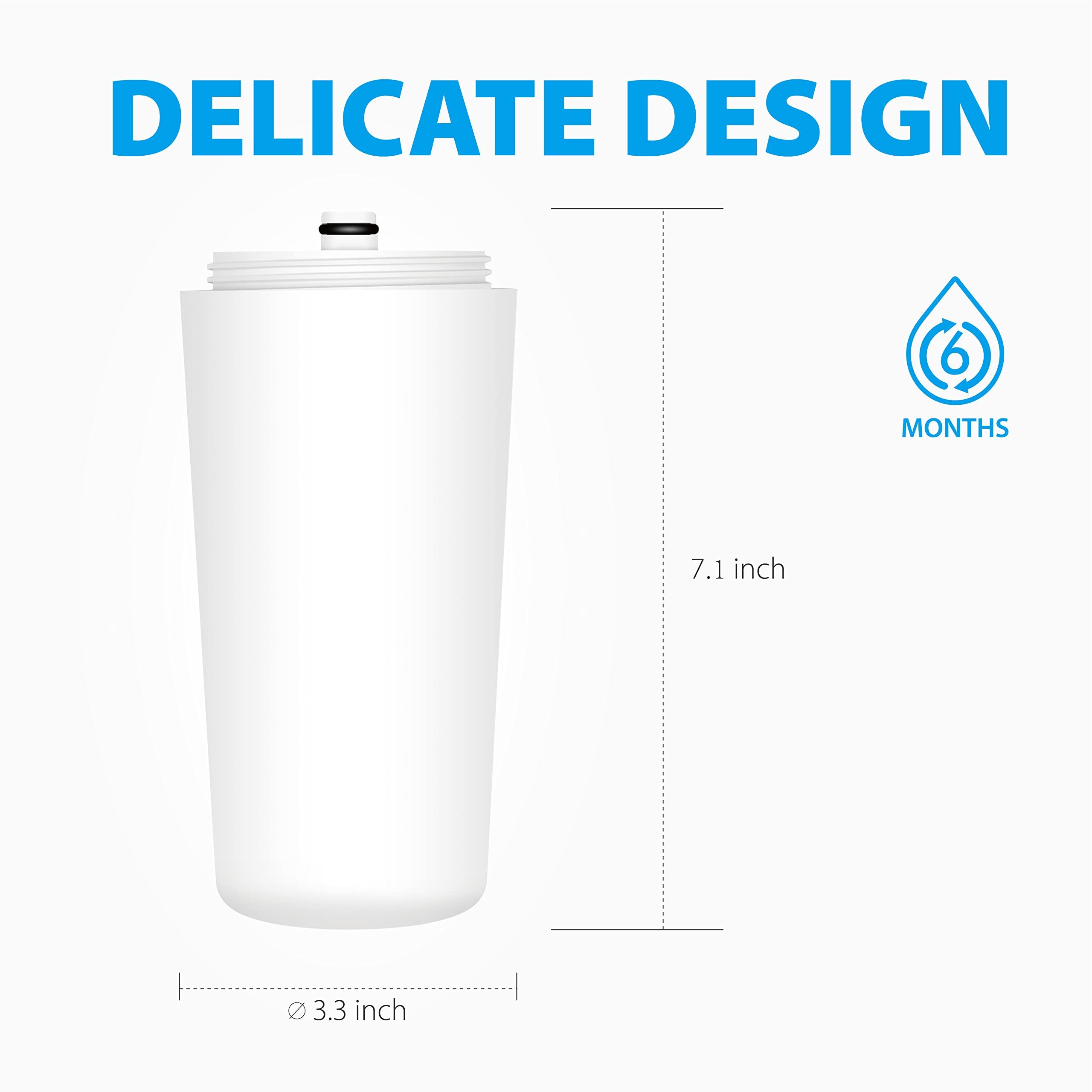Waterdrop AQ-4125 compatibility with AQ-series shown for versatile filtration.