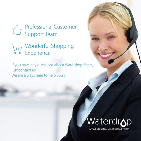 Waterdrop AQ-4125 customer-service icon signals responsive support