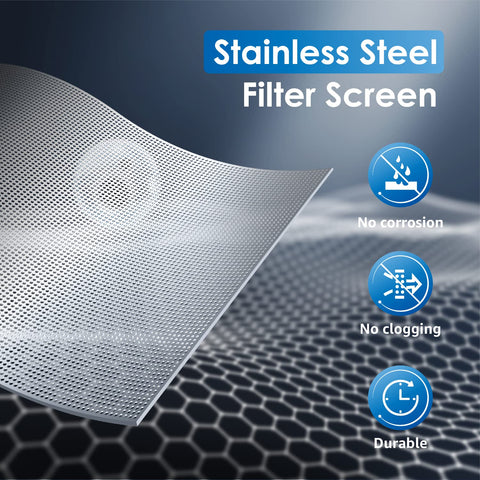 Waterdrop-brand label with specs communicates product details for confident DIY filter swaps.