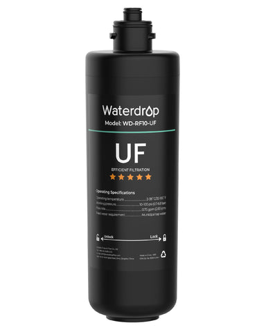 Waterdrop filter reduces chlorine taste and odor for better water