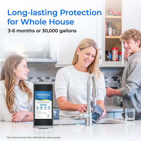 Waterdrop Culligan RFC-BBSA-compatible filter provides broad compatibility for home filtration.