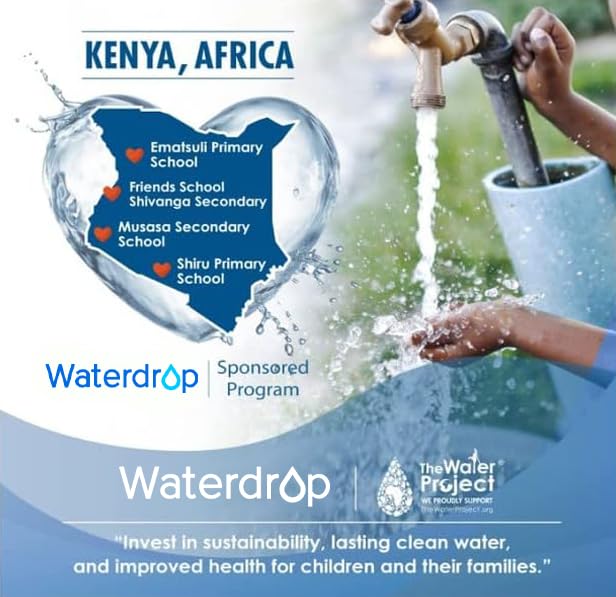 Waterdrop D6 natural coconut shell carbon blocks impurities.