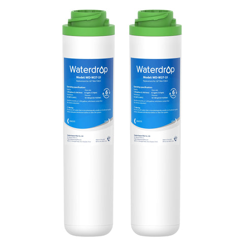 Waterdrop FQK2J under-sink filter compatibility for GE units with a leak-free fit