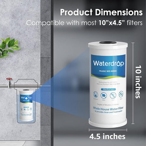 Waterdrop FXHTC GAC coconut-shell media for taste and odor