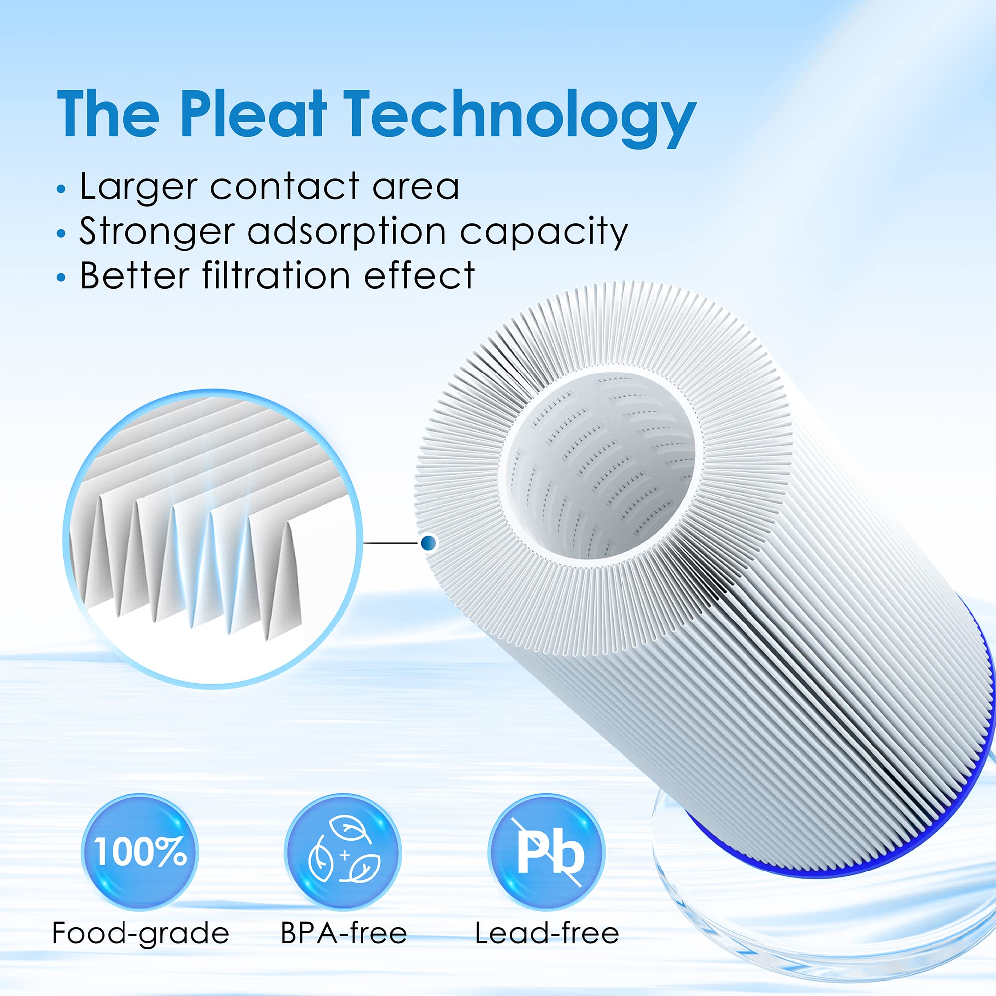 Waterdrop compatible 10x4.5 inch housing diagram for residents