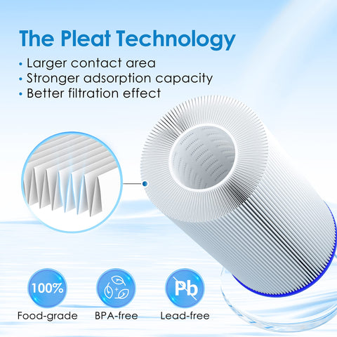 Waterdrop compatible 10x4.5 inch housing diagram for residents