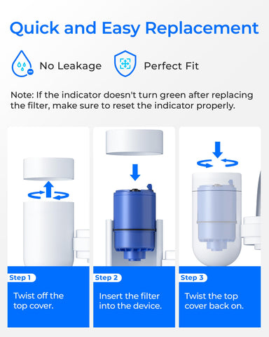 Clear installation guide included with Waterdrop filter kit
