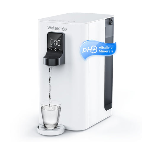 Waterdrop K19-SFK countertop RO system front view improves kitchen water quality