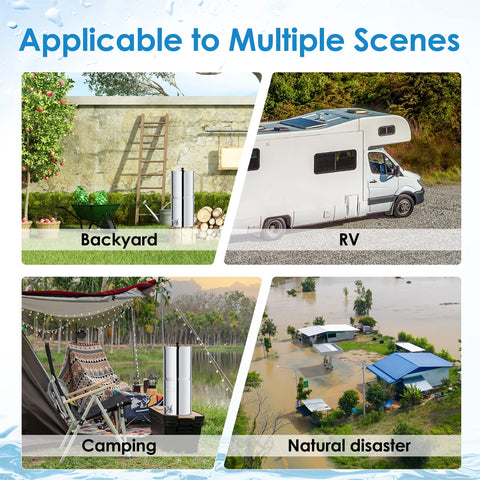 Waterdrop King Tank installation process shown for DIY setup