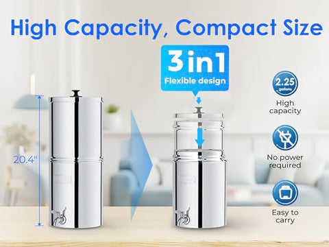 Waterdrop King Tank pre-use flush connected to faucet