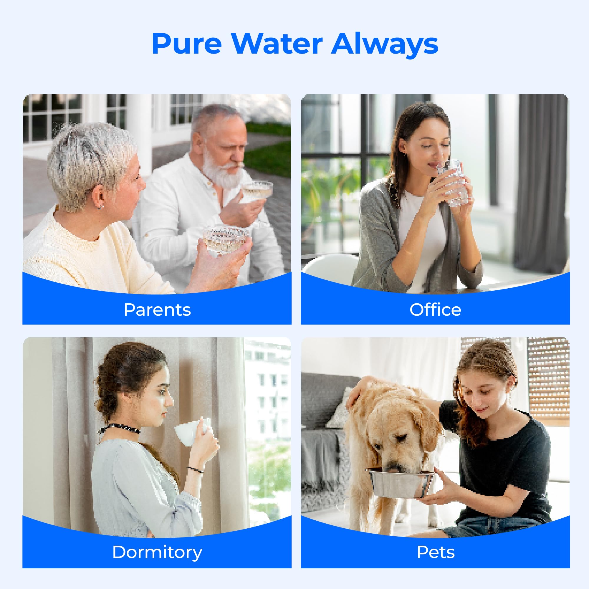 Waterdrop packaging design image conveys practical filtration for daily water needs.