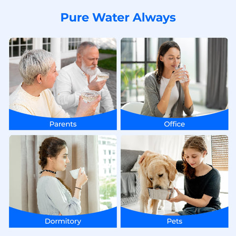 Waterdrop packaging design image conveys practical filtration for daily water needs.