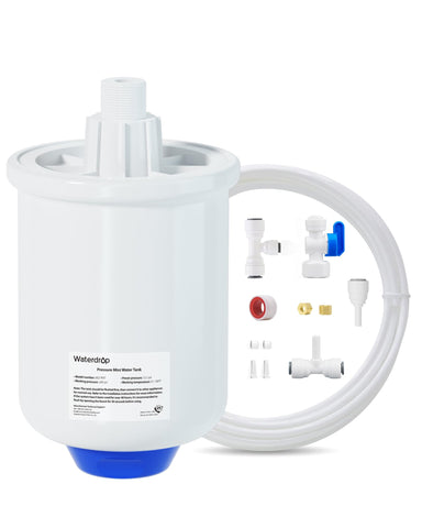 Waterdrop PMT small pressure tank unboxed and ready to install
