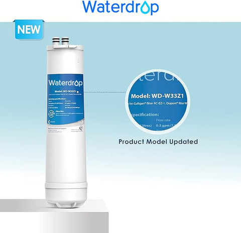 Close-up of Waterdrop RC-1 EZ-Change cartridge replacement