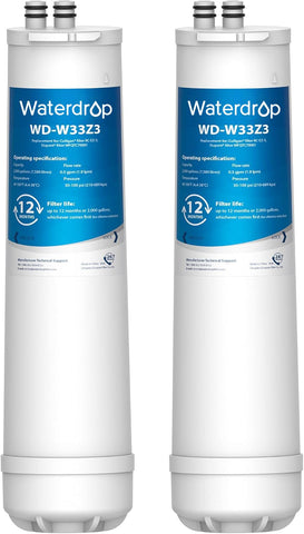 Waterdrop RC-EZ3 pack front shows two replacement filters for ongoing freshness
