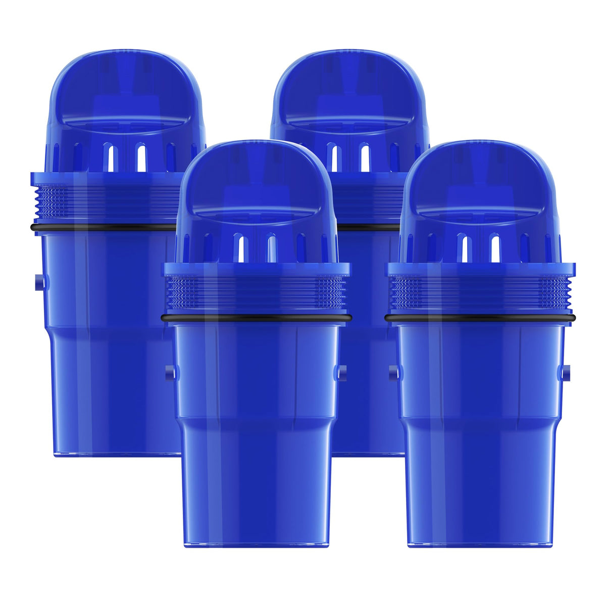 Waterdrop replacement CRF950Z pack4 top view enables quick, clean pitcher filtration.