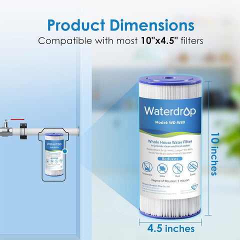 Waterdrop replacement filter for GE FXHSC ready for swap