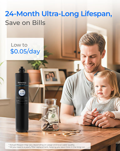 Waterdrop RF15 reduces chlorine taste and odor for better water.