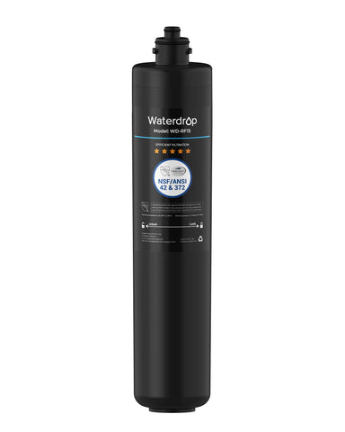 Waterdrop RF15 compatibility with three connections enables versatile undersink installation.