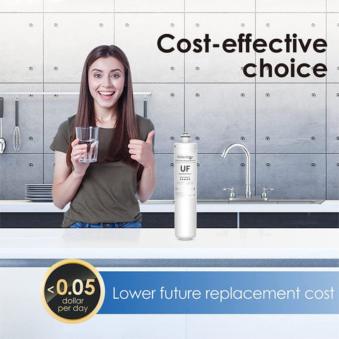 Waterdrop RF15W-UF multistage filtration removes metals, sediment, and impurities.