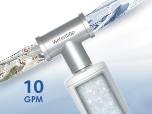 Waterdrop scale inhibitor cartridge demonstrating compact mineral protection