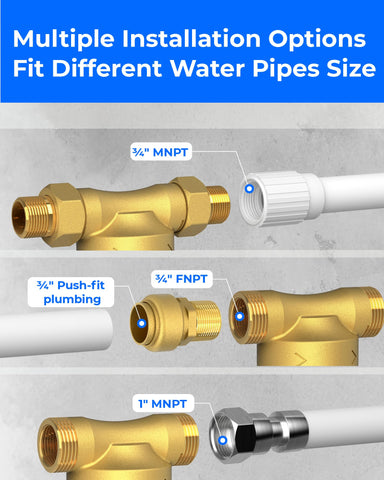 Waterdrop Spin Down Sediment Filter PA12 shell; rugged durability in action.