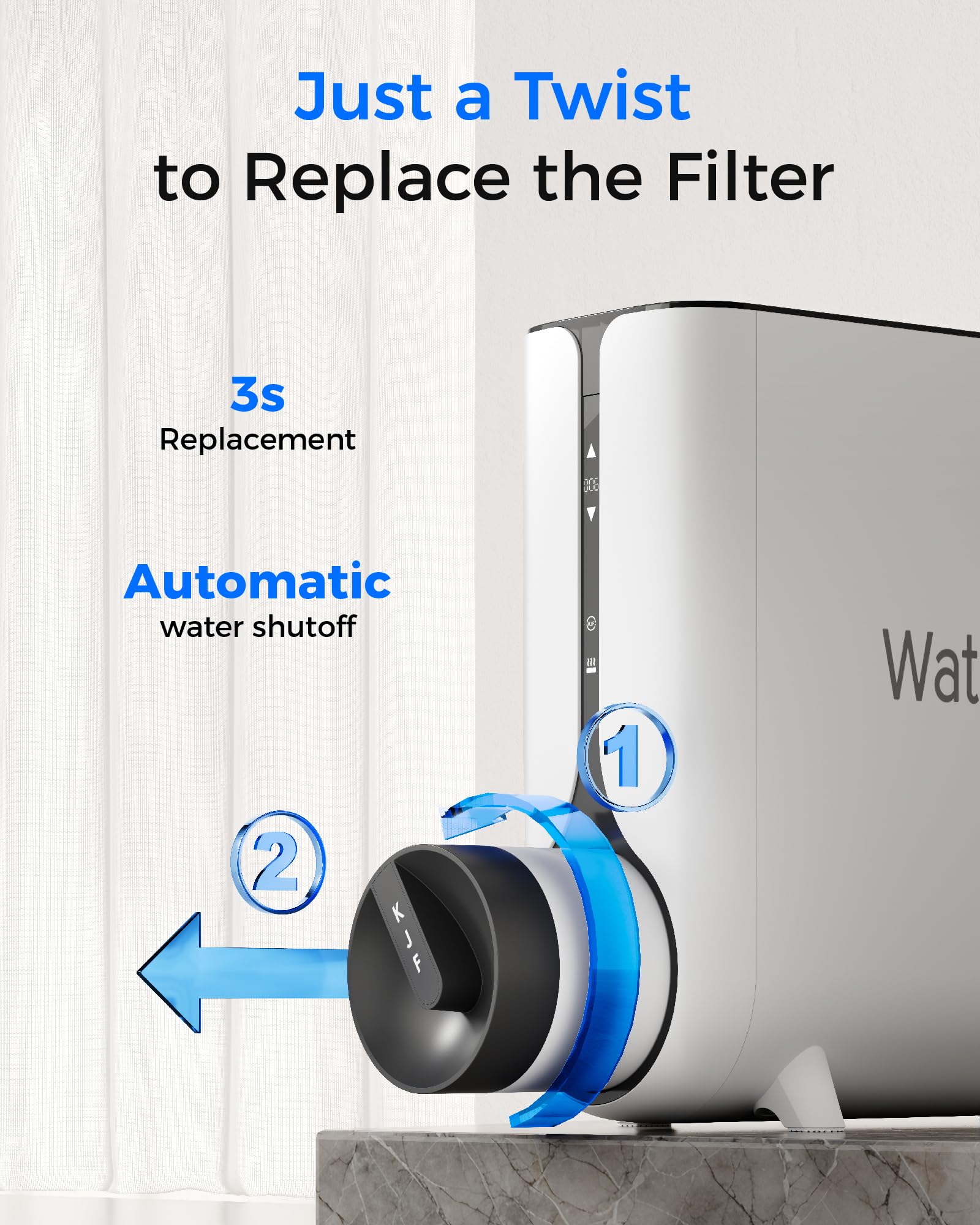 Waterdrop tankless heating element image.