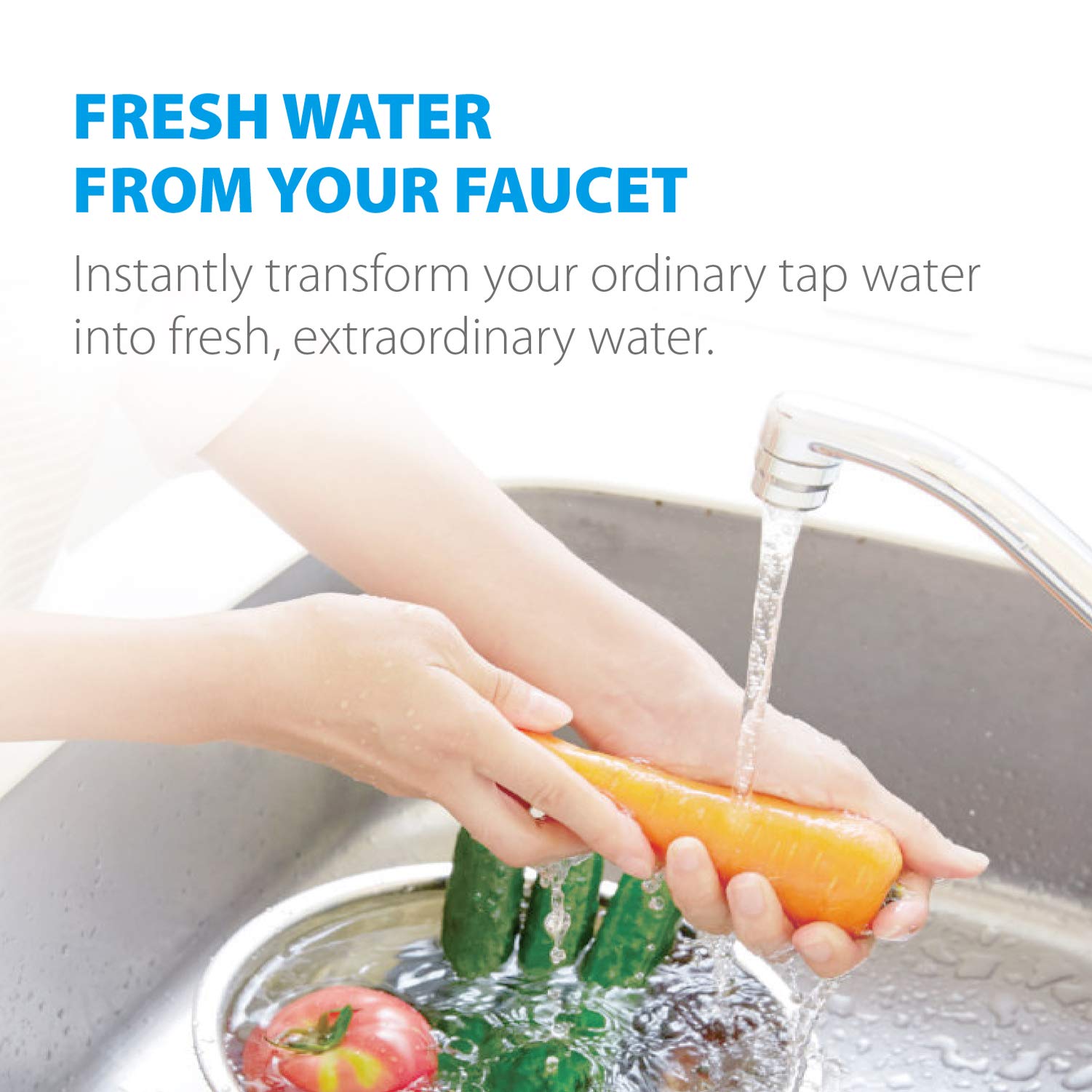 Waterdrop two-month replacement reminder supports fresh-tasting water