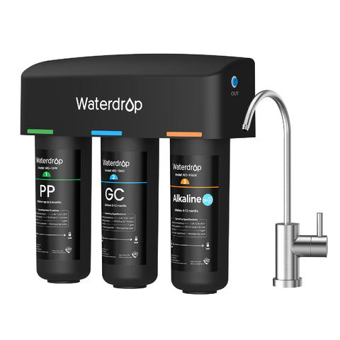 Waterdrop TSB-ALK 8-layer under-sink filter with faucet for clean-tasting tap water