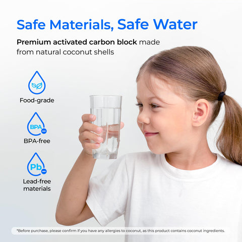 Waterdrop twist installation requires no tools.