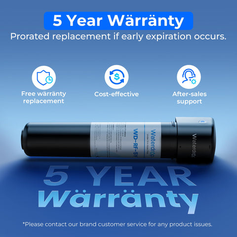 Waterdrop UA-5Y 0.5 μm carbon block highlights fine filtration