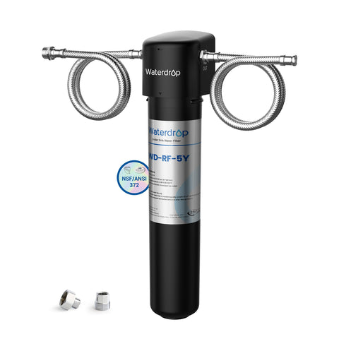 Waterdrop UA-5Y under-sink system front view for clean, convenient kitchen water