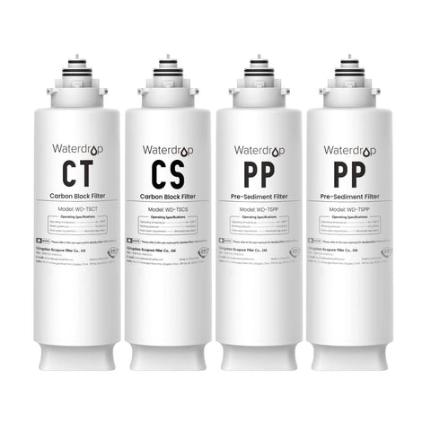 Waterdrop undersink PP filter for sediment removal and clearer water