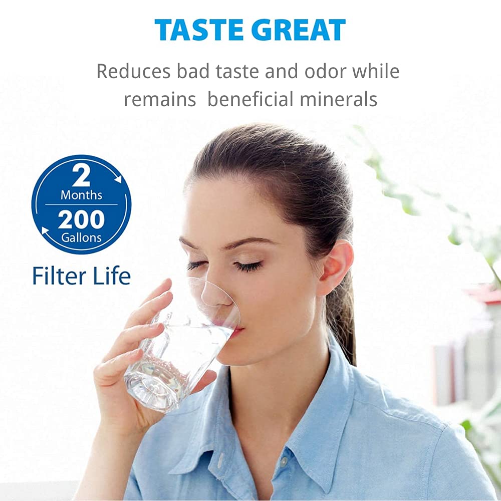 Waterdrop filter reduces heavy metals and sediment for smoother flow
