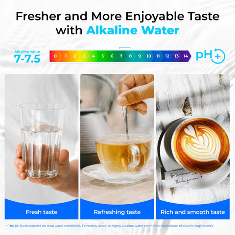 Waterdrop WD-10ALK alkaline minerals close-up showcases added calcium and magnesium.