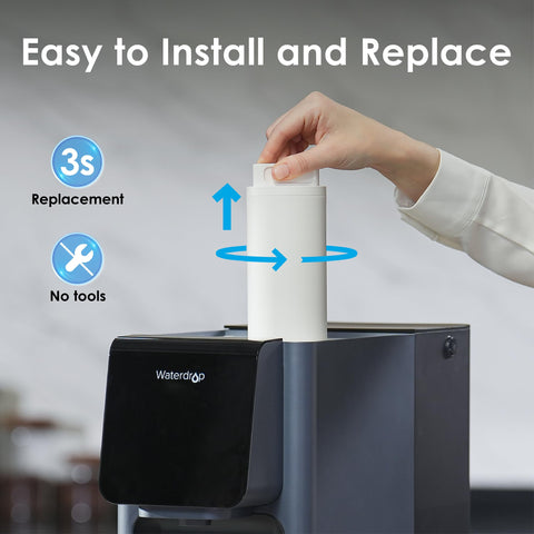 Waterdrop WD-A1-RO filter BPA-free materials ensure durable safety.
