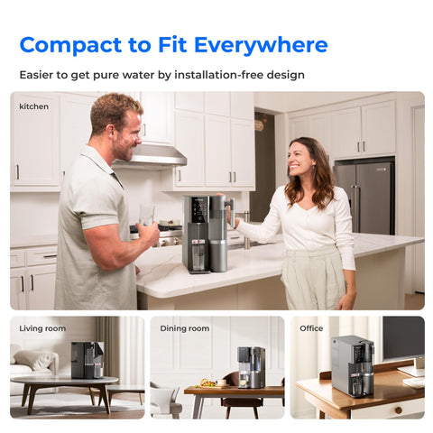 WD-A2 fits easily on a kitchen counter for everyday use