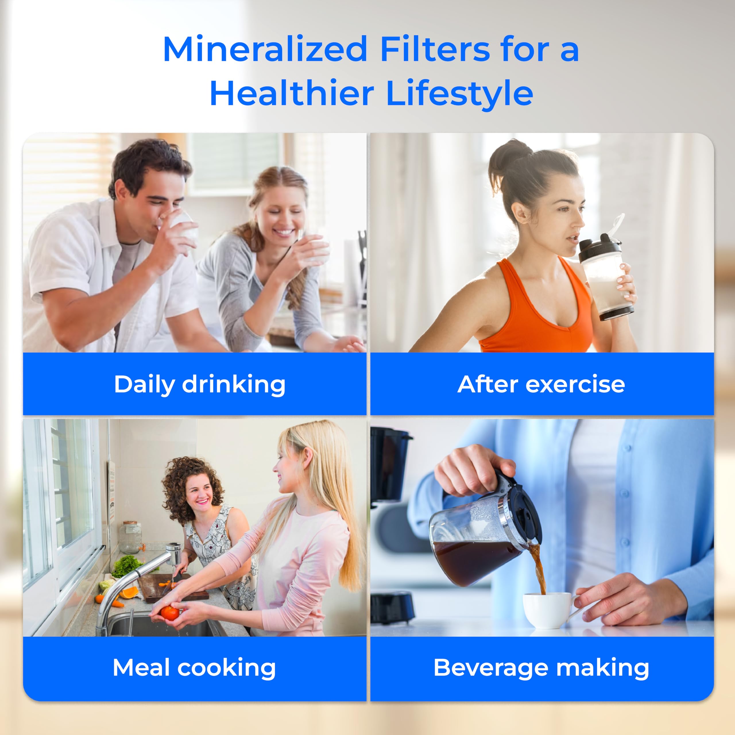 Simple replacement keeps mineral-rich water flowing with Waterdrop WD-ALK16-RF.
