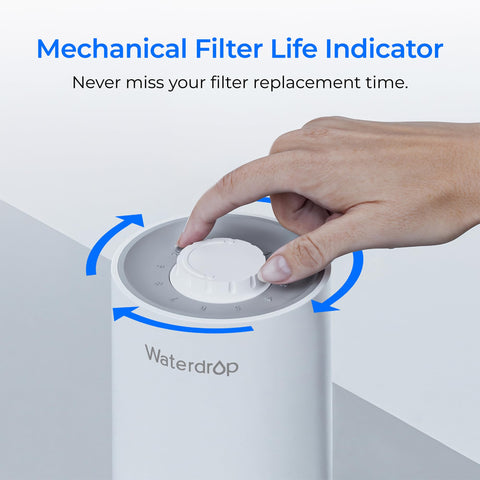 Waterdrop WD-CFF-03 easy cartridge swap with no pre-soak
