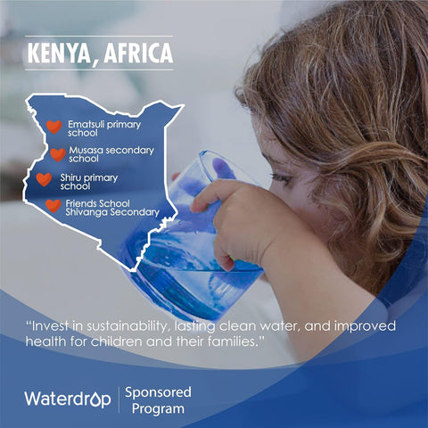 Filtered water pour showing clearer taste and aroma benefits