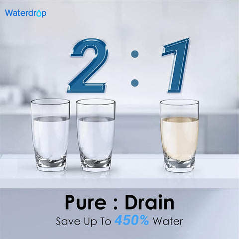 PFAS reduction label on Waterdrop filter