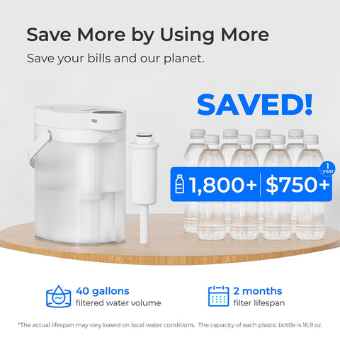 Waterdrop WD-EWFS lab-tested contaminant reduction detail