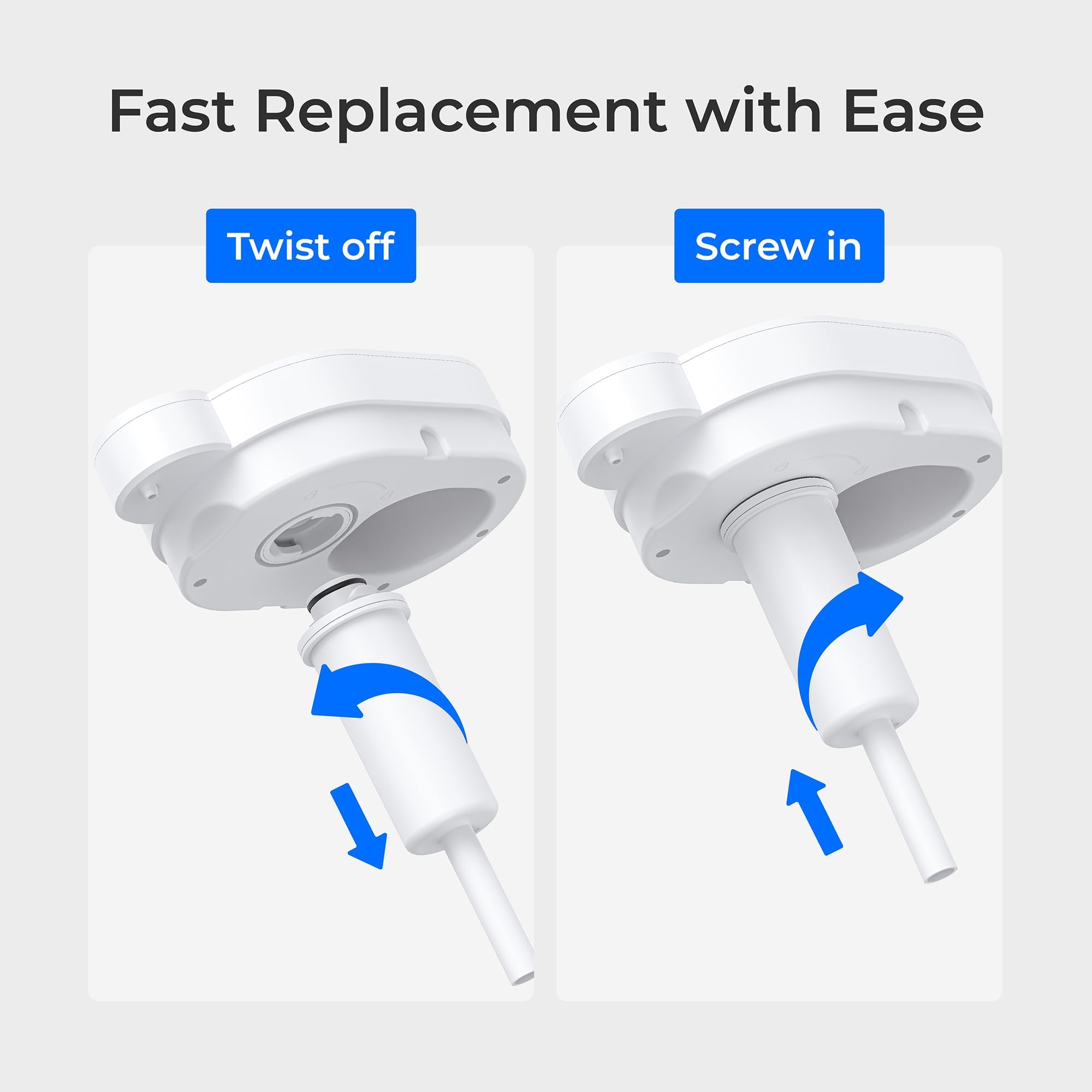 Waterdrop WD-EWFS pitcher attachment close-up for purified water