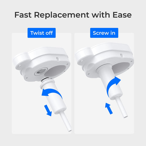 Waterdrop WD-EWFS pitcher attachment close-up for purified water