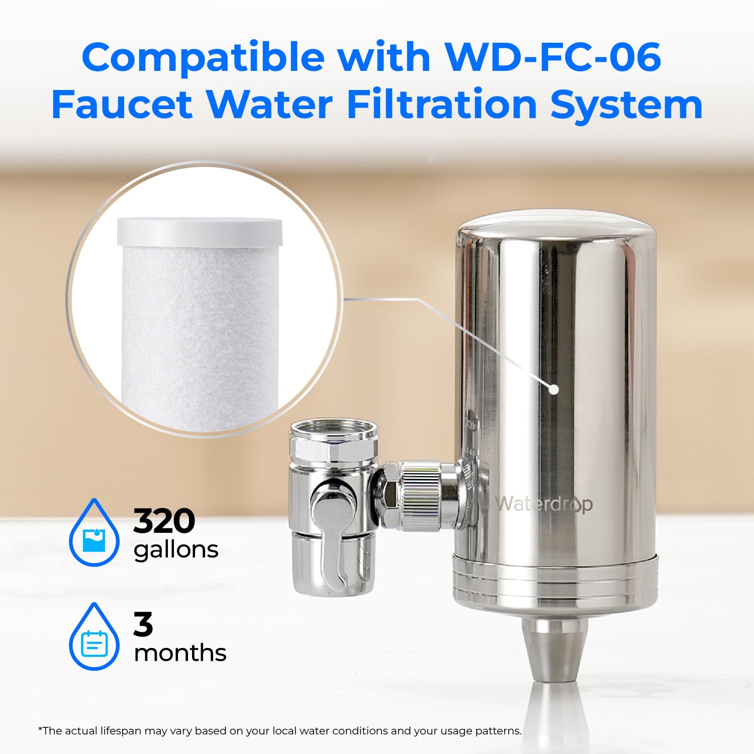 Waterdrop WD-FF-03A installation guide and tools for easy setup
