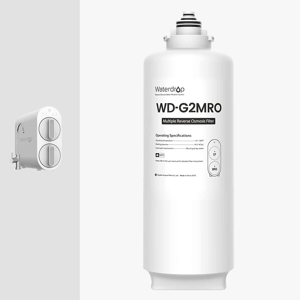 Waterdrop WD-G2MRO three-second installation twist, effortless upgrade
