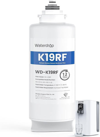 Waterdrop WD-K19RF replacement filter ready for quick swap and clean-tasting water