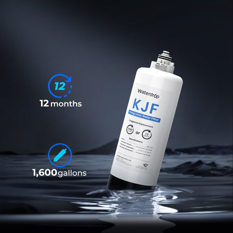 Waterdrop WD-KJF filter in use delivers purified hot water on demand