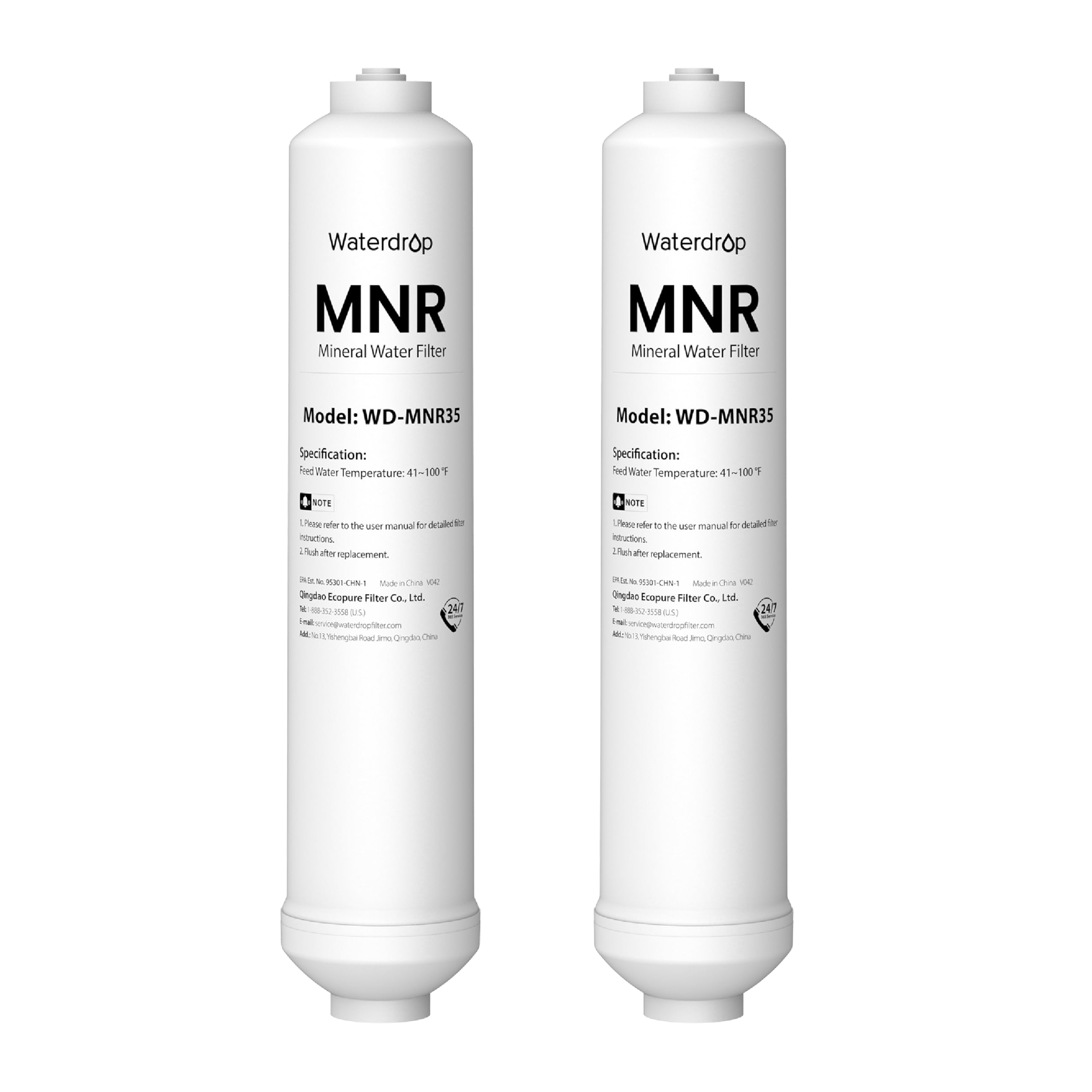 Waterdrop WD-MNR35 under-sink remineralization filter for RO systems.